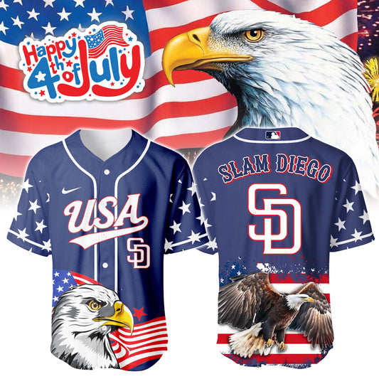 San Diego Padres Independence Day Baseball Jersey