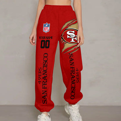 Unisex Adult NHL New Personalized Long Pants