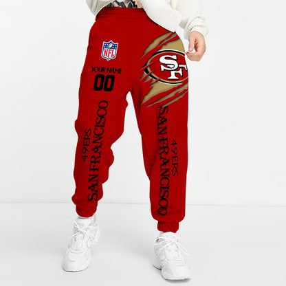Unisex Adult NHL New Personalized Long Pants