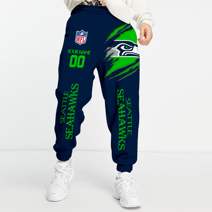 Unisex Adult NHL New Personalized Long Pants