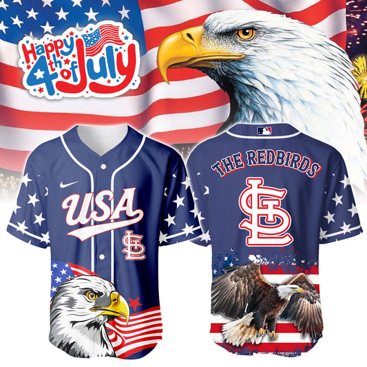 St. Louis Cardinals Independence Day Baseball Jersey