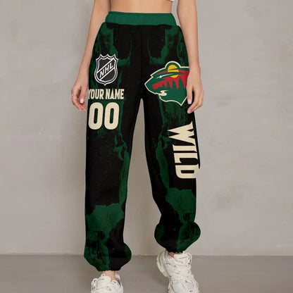 Unisex Adult NHL New Personalized Long Pants
