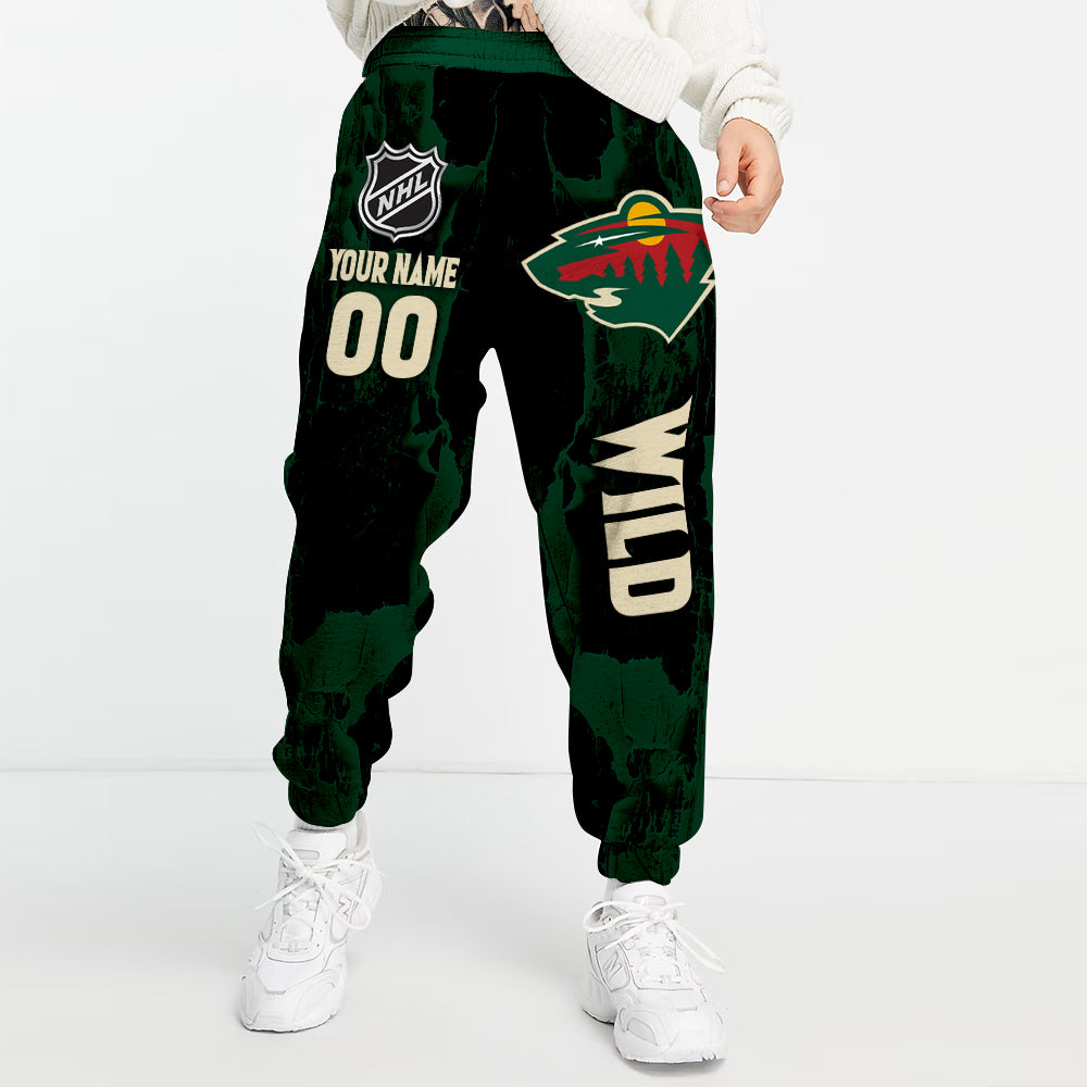 Unisex Adult NHL New Personalized Long Pants