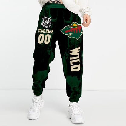 Unisex Adult NHL New Personalized Long Pants