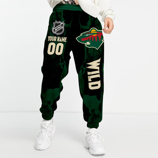 Unisex Adult NHL New Personalized Long Pants