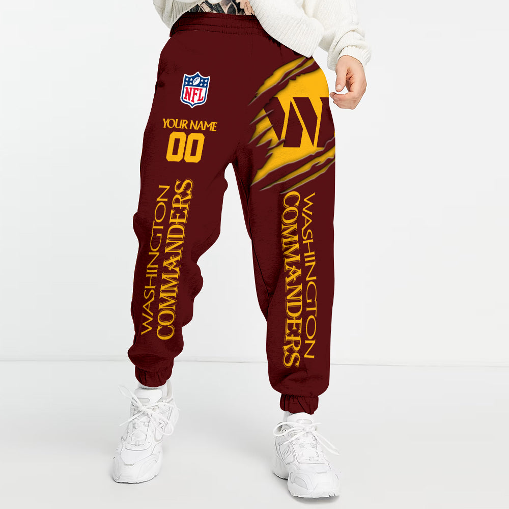 Unisex Adult NHL New Personalized Long Pants