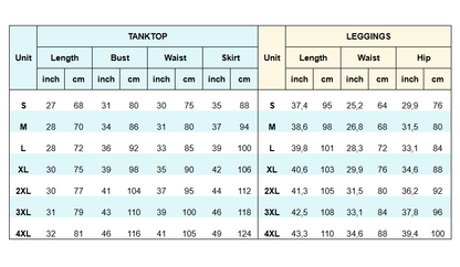 LIMITED EDITION - NEW 01 ALC CUSTOMIZED LEGGINGS & HOLLOW TANK TOP SET
