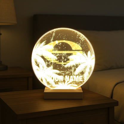 AFL 2025 Circular Acrylic LED Night Light