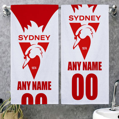 AFL 2025 Home Kit Bathroom, Beach Towel