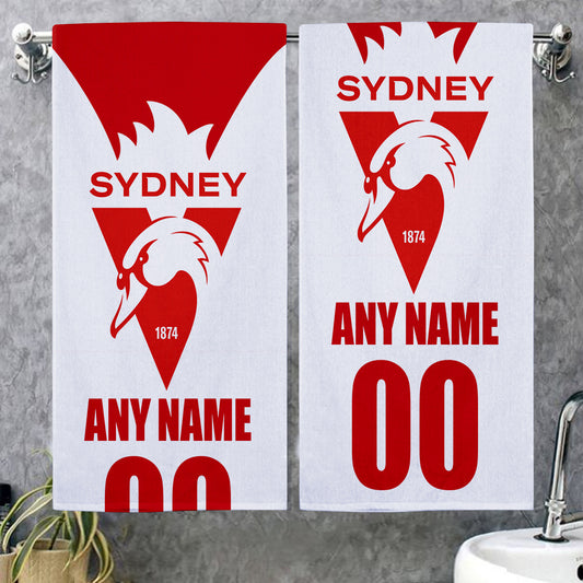 AFL 2025 Home Kit Bathroom, Beach Towel