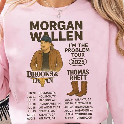 Retro Morgan Wallen Tour Sweatshirt