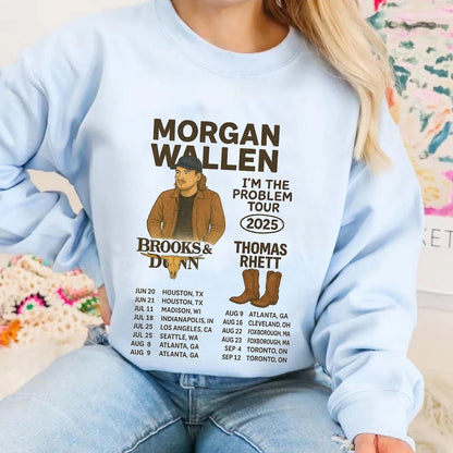 Retro Morgan Wallen Tour Sweatshirt